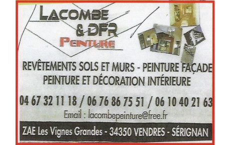 LACOMBE DFR PEINTURE